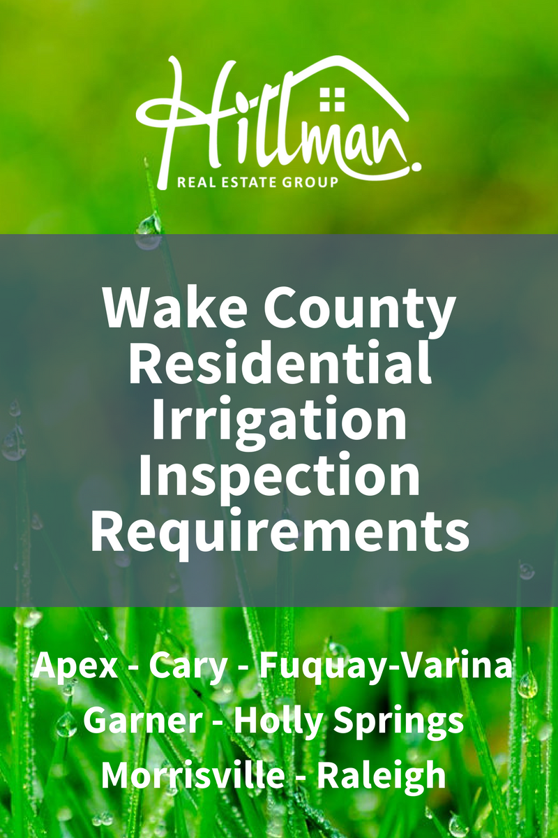 Irrigation system inspections in Raleigh, Garner, Cary, Morrisville, Fuquay, Apex, and Holly Springs